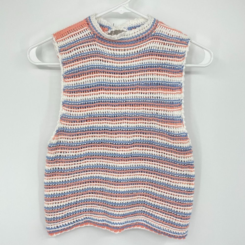 Free People Bright Sun Crochet Tank Top - Picture 2 of 6